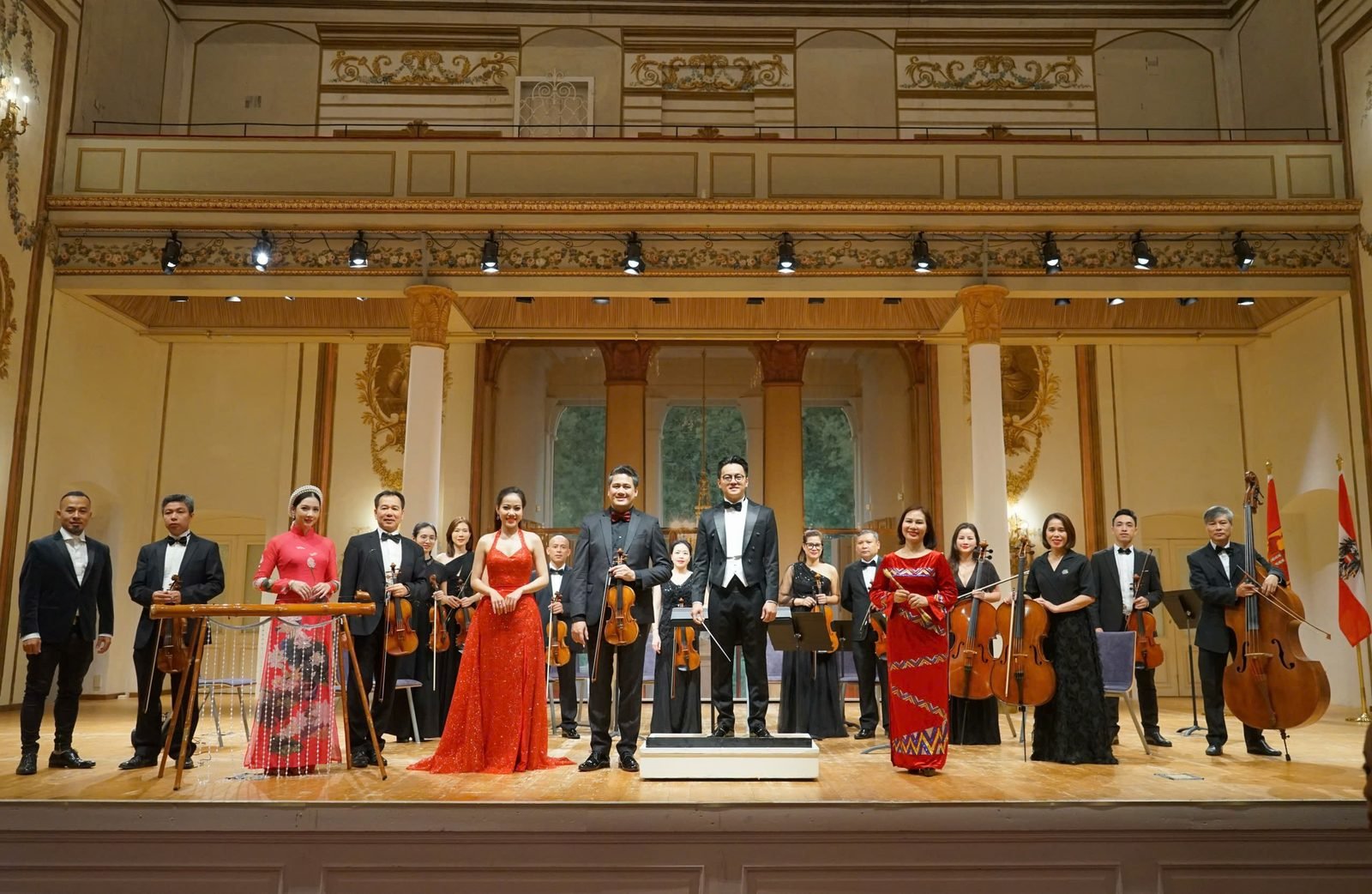 A friendship concert on a classical European stage